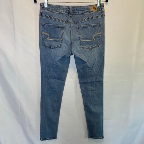 American Eagle Outfitters Women’s Size‎ 6 Hi-Rise Jeggings Light Wash - Picture 3 of 12
